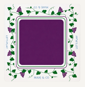 Vineyard Vibes Grape Pattern Mahjong Mat Anti-Slip Foldable Waterproof American Mahjong <b>Table</b> Pad - Product Image 6