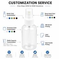 Vente en gros de flacons pulvérisateurs portables en PET ambré de 60 ml, résistants à la lumière, pour cosmétiques, alcool, parfum, huiles essentielles, liquides de beauté