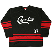 Meilleur Fournisseur De Haute Qualité Oem Fabricant En Gros Personnalisé Créer Cousu Jeunesse Gardien Bal Brodée Maillot de Hockey
