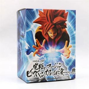 หุ่นแอ็กชัน24ซม. ตุ๊กตาโมเดลของเล่นทำจาก PVC ผมสีแดงรูปตัวการ์ตูน dbz Super Saiyan 4 gogeta - Product Image 5
