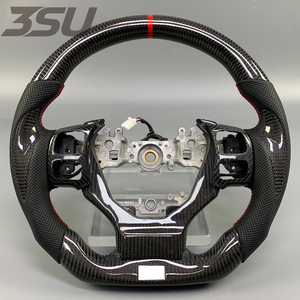 Volante de Fibra de Carbono de Larga Duración Compatible con <span class=keywords><strong>Lexus</strong></span> IS NS GS RS 250 <span class=keywords><strong>350</strong></span> 500 <span class=keywords><strong>F</strong></span>, Modificación de Automóviles, Piezas de Auto - Product Image 1