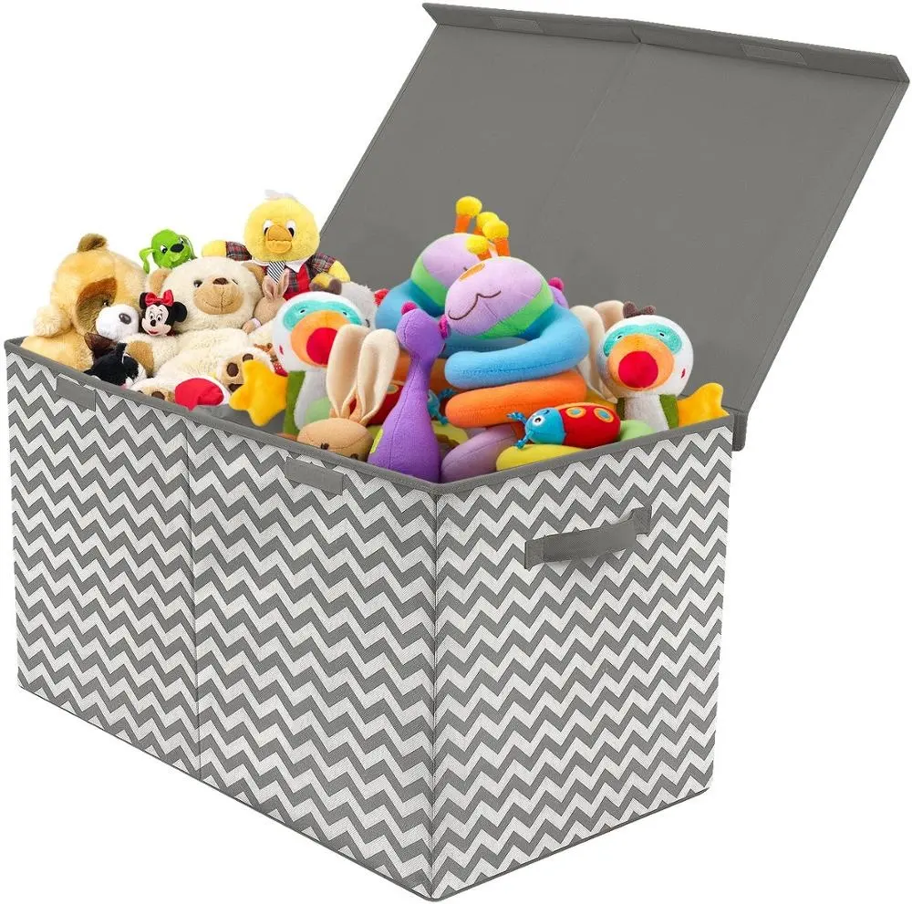 Speelgoed Borst Met Flip-Top Deksel, Kids Opvouwbare Toy Organizer Voor, Speelkamer, Kast, home Organisatie