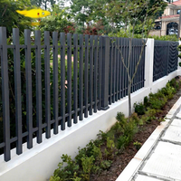 Panneaux décoratifs de clôture de jardin en aluminium pour extérieur, bordure de villa, patio, aménagement paysager, clôture métallique économique, clôture en aluminium