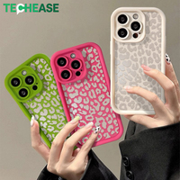 Étui de téléphone magnétique de luxe pour iPhone 17 Pro Max, motif léopard féminin, support pliable, antichoc, impression UV, logo personnalisé, vente en gros