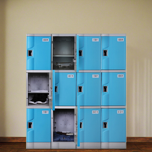 Casilleros de Almacenamiento ABS de Nuevo Diseño con Cerradura de Combinación y Cerradura con Llave para Gimnasio de Escuela Secundaria - Gabinete de Metal Desmontable - Product Image 2