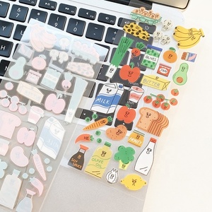 من السهل تقشير متعددة تصميم مخصص مزدوج طبقة بيضاء واضحة شفافة ورقة ملصقا - Product Image 1