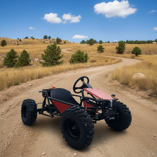 New High-Quality 4-Wheel Drift Electric Kart 1800W 48V 8-inch TiresHigh-Speed Outdoor Adventure All-Terrain Racing Go Kart