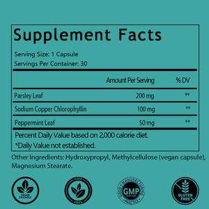 Capsules Magiques Corporelles OEM/ODM à Succès Commercial, Supplément de Chlorophylle pour la Détoxification, la Digestion, la Fraîcheur Interne et le Soutien Cutané - Product Image 2