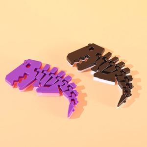 <b>Plastic</b> <b>Animal</b> Bone Pendant Fidget Toys Luminous Bone Dinosaur Chain Toys - Product Image 2