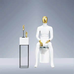 Di modo Bianco Lucido con la Testa Maniquines Corpo Pieno di Modelli di Visualizzazione della Finestra Uomo Mannequin Vestiti Manichini Maschili Per Gli Uomini - Product Image 4