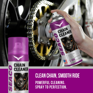 Fórmula del Fabricante: SEACO S-609 450ML <span class=keywords><strong>Desengrasante</strong></span> Profesional en Aerosol <span class=keywords><strong>para</strong></span> Cadenas de Bicicletas y Motocicletas - Aerosol de Alta Calidad - Product Image 1