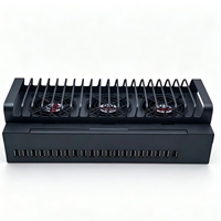 Boîtier de synchronisation USB 20 ports pour téléphones, étui de contrôle de synchronisation en lot pour smartphones Android, hub de charge à gestion unifiée avec ventilateurs de refroidissement