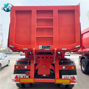 Remolques de camión de 3/4/5 ejes, 40Ton, 60Ton, 70Ton, 40ft, 60ft, transporte de piedra, equipo de inclinación, <span class=keywords><strong>remolque</strong></span> de <span class=keywords><strong>carga</strong></span> - Product Image 6