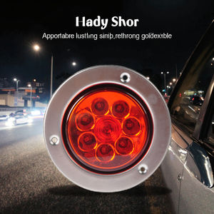 Sistema de iluminación automática de nuevo diseño, luces traseras Led para remolque, señal impermeable, pista de giro, luces traseras Led redondas de 4 pulgadas - Product Image 5