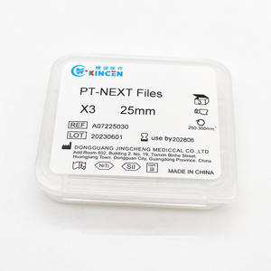 File Endo putar Manual 3 buah/pak, produk <span class=keywords><strong>Dental</strong></span> PT nikel berikutnya Titanium Aloi instrumen gigi file saluran akar - Product Image 2