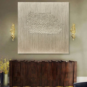 Decorazione per la casa moderna fatta a mano in cotone filo di pittura <span class=keywords><strong>e</strong></span> <span class=keywords><strong>arte</strong></span> della parete <span class=keywords><strong>arte</strong></span> mista 3D - Product Image 3