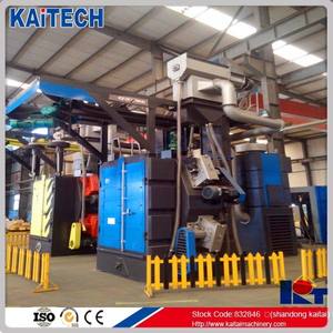 Q376 Double Cintre Crochets Type Spinner Shot <span class=keywords><strong>Blaster</strong></span> Certifié CE Grenaillage Filature Machines Prix Disponible - Product Image 2