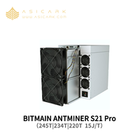 ASICARK |   BITMAIN ANTMINER S21 Pro 234Th, mineur de Bitcoin ultra-efficace à refroidissement par air pour les fermes minières BTC à grande échelle