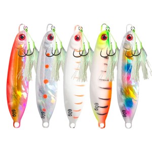 Señuelo de Pesca en Forma de S, 60g, Señuelo Biónico para Pesca en Mar, Cebo de Fondo, Señuelo de Metal para Pesca en Agua Salada, Lanzamiento Largo - Product Image 1