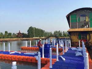 Plataformas Flotantes Modulares <span class=keywords><strong>de</strong></span> HDPE al por Mayor para Embarcaciones y Motos Acuáticas, con Pistones Duraderos, Protección UV, Impermeables y <span class=keywords><strong>Colores</strong></span> Personalizados - Product Image 2