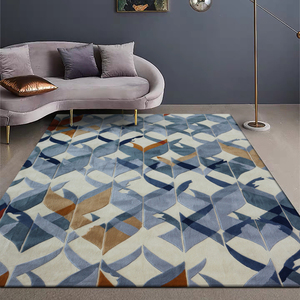 Bella <span class=keywords><strong>Rosa</strong></span> e Bianco Handtufted Forma Irregolare Soggiorno di Lana Floreale di Peonia <span class=keywords><strong>Tappeto</strong></span> - Product Image 4