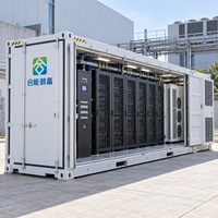 Conteneur informatique IA de 20 pieds avec racks de serveurs GPU, distribution d'alimentation et refroidissement modulaire pour projets de centres de données