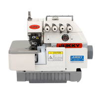 Machine à coudre industrielle domestique à grande vitesse, surjeteuse JUKKY pour matériaux légers ou moyens, 4 fils