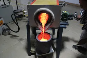 Forno de alumínio para derreter ferro fundido, forno elétrico de ferro fundido de indução