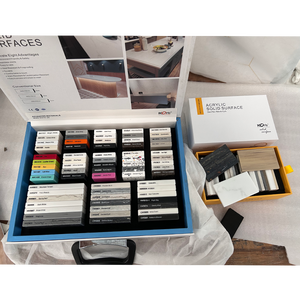 Nuevos colores, venta al por mayor, resistente a las manchas, 6-30mm, losa grande, Color de variación, hojas de mármol de superficie sólida acrílica para encimera de cocina - Product Image 5