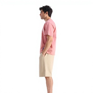 Men's 100% Cotton Knitted Short Sleeve T-Shirt Custom Printing Plain Soft Casual Summer High Quality Custom <b>Logo</b> Supplier - Product Image 3