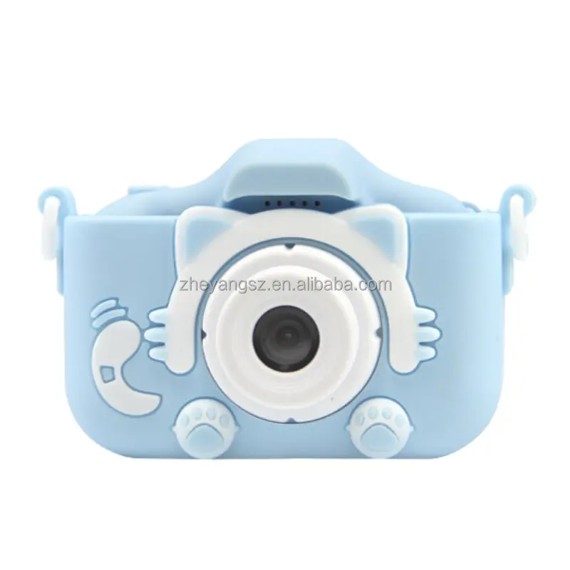 20M photo 400mAh battery cute photo frames video recording pink mini video digital child camera for kids