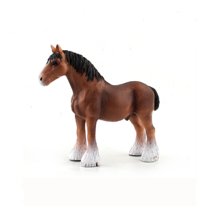 Juguete de simulación educativa cognitiva para niños, modelo de animal de granja de bosque sólido, caballo de plástico, nuevo - Product Image 1