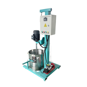 Mélangeur électrique tout inox à cisaillement élevé pour solides et liquides, mélangeur automatique d'émulsions et de peintures à haute viscosité - Product Image 4