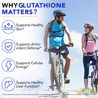 Cápsulas de Suplemento de Glutatión Liposomal de Ultra Alta Absorción de 1150 mg de Marca Privada OEM con Vitamina C y Resveratrol