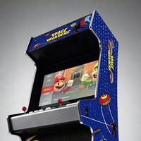 Bornes d'arcade rétro verticales Space Invaders & Pac Man avec manettes et écran HD pour salle de jeux à domicile et usage commercial