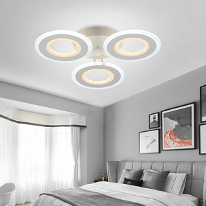 Đèn trần LED hiện đại điều khiển từ xa, chất liệu acrylic PC tròn, ánh sáng trắng ấm mềm mại, thích hợp cho quán cà phê, phòng khách, phòng ngủ, nhà ở, văn phòng, biệt thự sang trọng, công suất 120W - Product Image 2