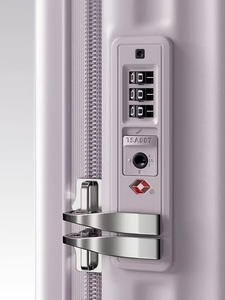 Valise à roulettes fixes silencieuses et légères, avec système d'ouverture frontale, design japonais, extensible, avec butée, sac de transport inclus, en ABS, conforme aux normes TSA - Product Image 3