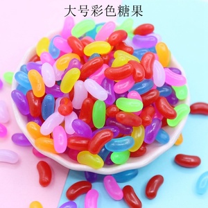 Cabochons en résine translucide 3D bon marché, imitation bonbons gélifiés - Product Image 3