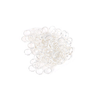 <b>Copper</b> Jewelry Findings Round Closed Open Jump Rings For <b>Bracelet</b> Making DIY Accessories 18K Gold Plated Silver White Gold - Product Image 3