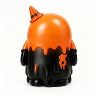 Figurine mystère Orange Trash Character en ABS PVC, jouet d'art personnalisé, 7 cm, non articulée, prévente, décoration de bureau
