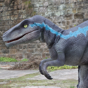 Disfraz de Dinosaurio Raptor Azul de Jurassic World Personalizado de Fábrica 2026, Accesorios Interactivos para Parques - Product Image 6