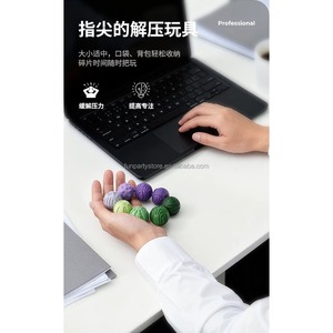 Jouet anti-stress en silicone avec billes magnétiques, EDC, soulagement de l'anxiété, jouet sensoriel magnétique pour adultes, enfants, autisme, TDAH - Product Image 6
