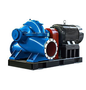 Pompe centrifuge à double aspiration pour eau et sable, à carter divisé, personnalisable, pour centrale hydroélectrique à haute pression, pompes OEM - Product Image 1