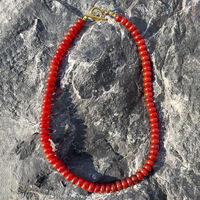 Collier Bohème en Pierres Naturelles avec Fermoir T-Barre Plaqué Or, Bijoux Superposables Multicolores