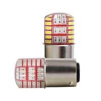 BAY15D P21/5W 1157 LED Doppel farb blitz LED 3014 42LED Blitzlicht Bremsleuchte Glühlampe Rot Weiß Blau Auto Bremsleuchte