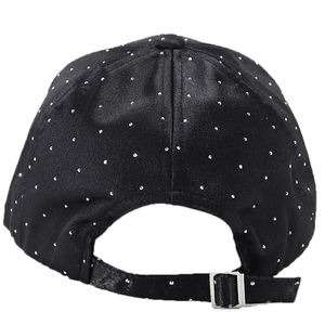 Custom New Design Street Style Rhinestone Logo Panel Breathable Mesh 100% Cotton Outdoor Sports Premium Quality Baseball Cap - Product Image 3