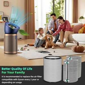 Pour les pièces de <span class=keywords><strong>purificateur</strong></span> d'air <span class=keywords><strong>Dyson</strong></span> cartouche de filtre HEPA à charbon actif haute efficacité BP03 BP04 BP06 remplacement nouvel état - Product Image 5