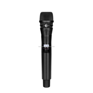 Micro không dây kỹ thuật số đa dạng kênh đôi UHF AD4D 2, micro karaoke di động bằng kim loại với hiệu suất KSM8 - Product Image 6
