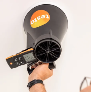 Offre Spéciale Kit Testo 417 - Anémomètre à ailettes avec entonnoirs de mesure - Product Image 4