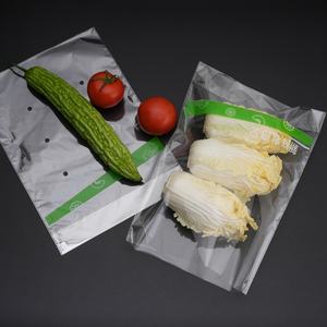 Sacchetti Microforati Antiappannamento Personalizzabili OEM Autoadesivi in OPP per Imballaggio Verdure per Supermercati e Negozi di Alimentari - Product Image 1